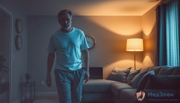 Мужчина лунатик